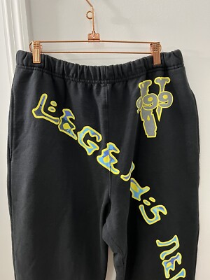 Juice World X Vlone 999 Legends Never Die Black Sweatpants XL | eBay
