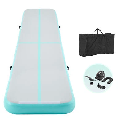 Crenex 5m×1m×20cm Air Turnmatte 20cm Hoch Track Gymnastikmatte Tumbling Training