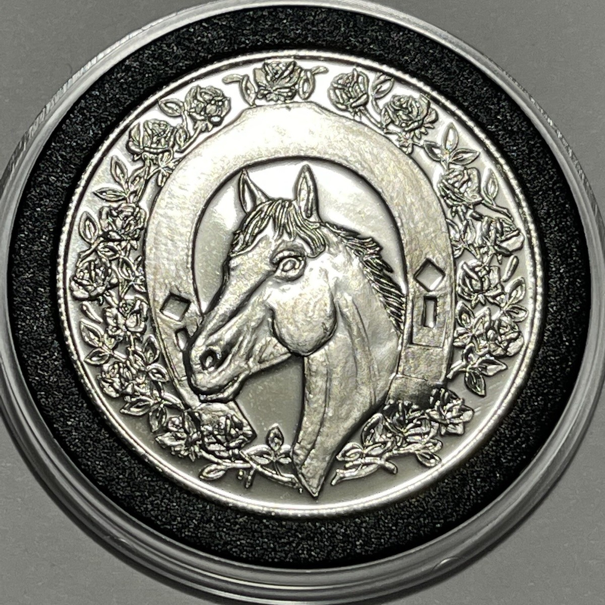 Vintage Thoroughbred￼ Rare Coin 1 Troy Oz .999 Fine Silver