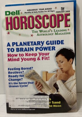 Vintage 2008 Dell Horoscope Astrology Magazines (6) Zodiac Guide