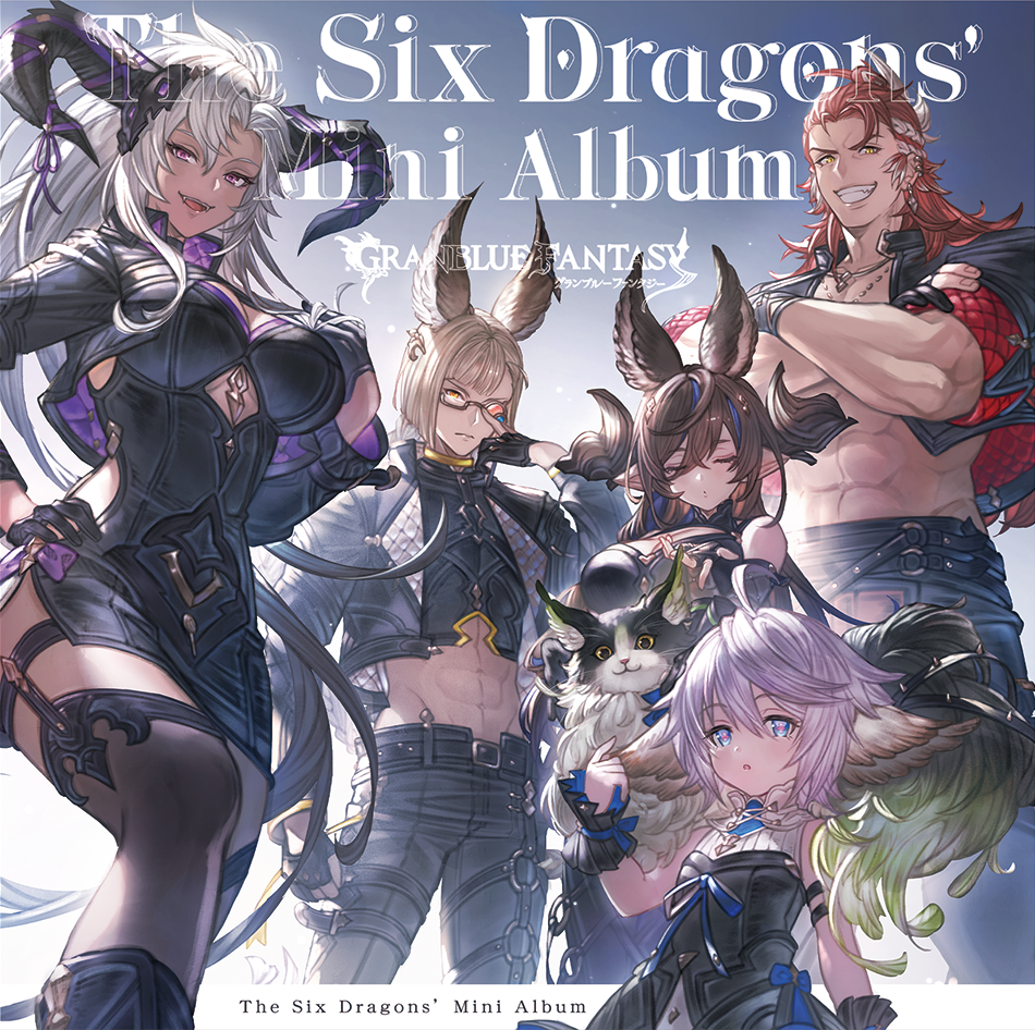 Granblue Fantasy The Six Dragons' CD Bonus stickers etc Serial