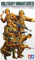 Tamiya 35196 1:35 German Front-Line Infantrymen Plastic Model Kit