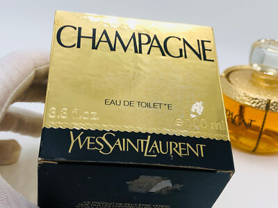 CHAMPAGNE YSL profumo VINTAGE 100 ml SPLASH eau de toilette yves