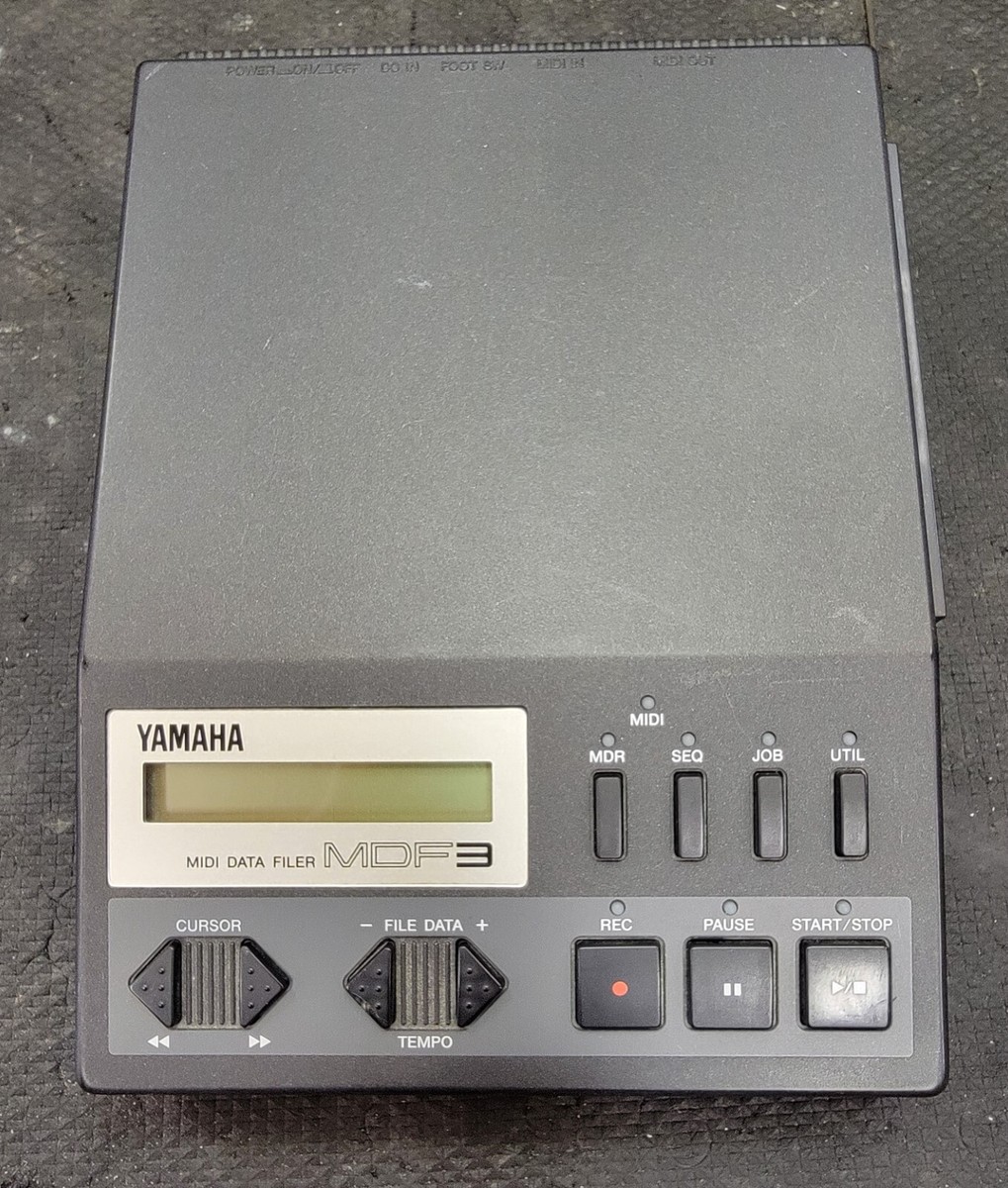 YAMAHA データファイラー MDF3 基本動作確認品 MIDIケーブル付属