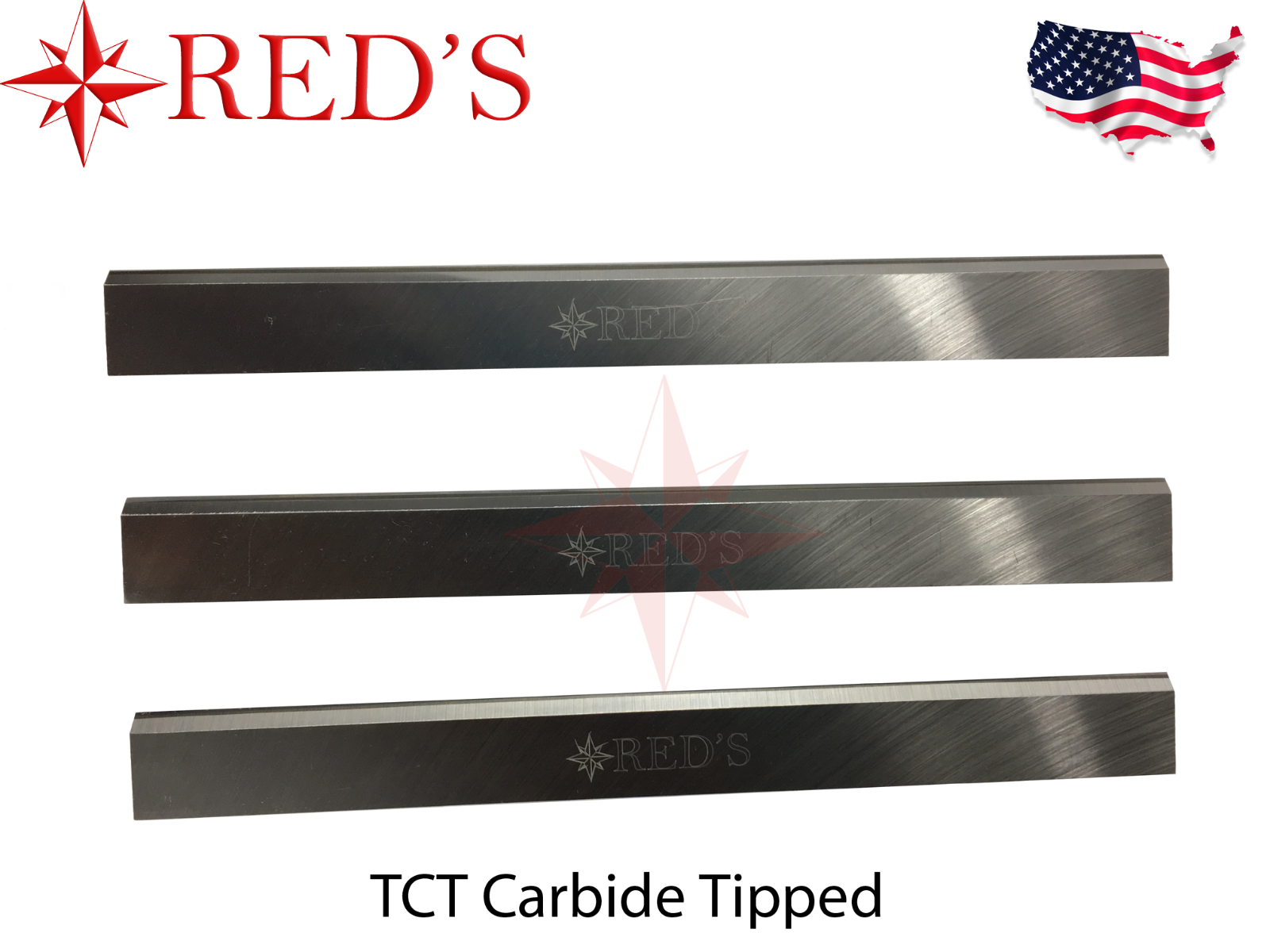 8" x 1 x 1/8 TCT CARBIDE PLANER JOINTER KNIVES BLADES Grizzly G6698