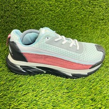 Avenger Electra Womens Size 9.5 Blue Black Composite Toe Safety Work Shoes Boots