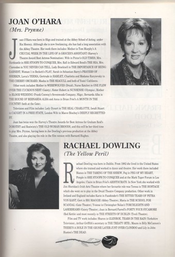 Barnard Hughes "Da" Souvenir Program 1993 Dublin, Ireland Olympia Theatre - Picture 5 of 5
