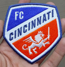FC Cincinnati Logo Iron On Patch - Sew Patch - Embroidered Patch 3.4"x3.5"