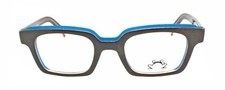 New Authentic Eye'DC V840 010 90s France Vintage Brown Blue Square Eyeglasses