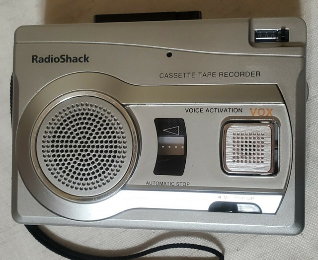 Radio Shack CTR122 Handheld Cassette Voice Recorder eBay