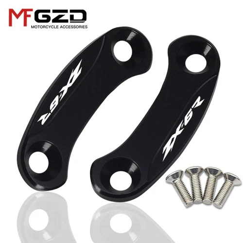 For ZX-6R ZX-10R 2019-2023 Windscreen Rear Mirror Hole Cover Driven Mirror Cap - Picture 9 of 18