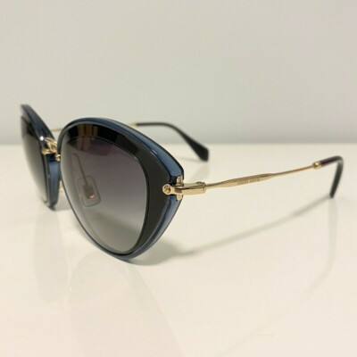 NEW MIU MIU SMU 51R 52-26-140 1AB-5D1 Gray Gradient Lenses  display picture 1