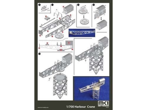 Mk.I Design MS70012 1/700 Harbour Crane - Picture 3 of 6