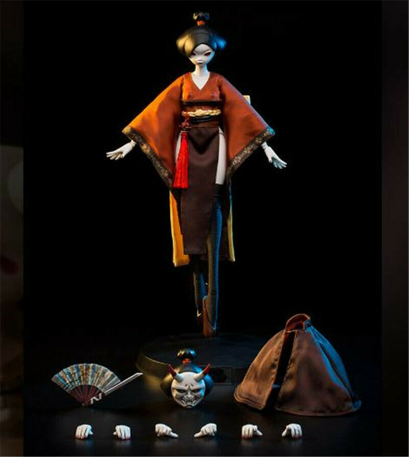 Underverse 1/6 Female Michiko Geisha Girl 12''Action Figure Head