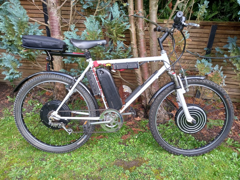 HIGH POWER DUEL HUB MOTOR ELECTRIC MOUNTAIN BIKE EBIKE BICYCLE COURIER