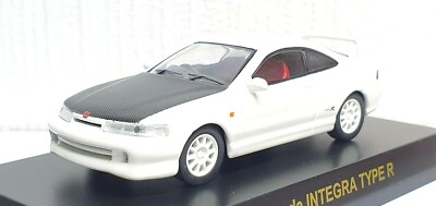 1/64 Kyosho HONDA INTEGRA TYPE R WHITE DC2 ACURA w/CARBON