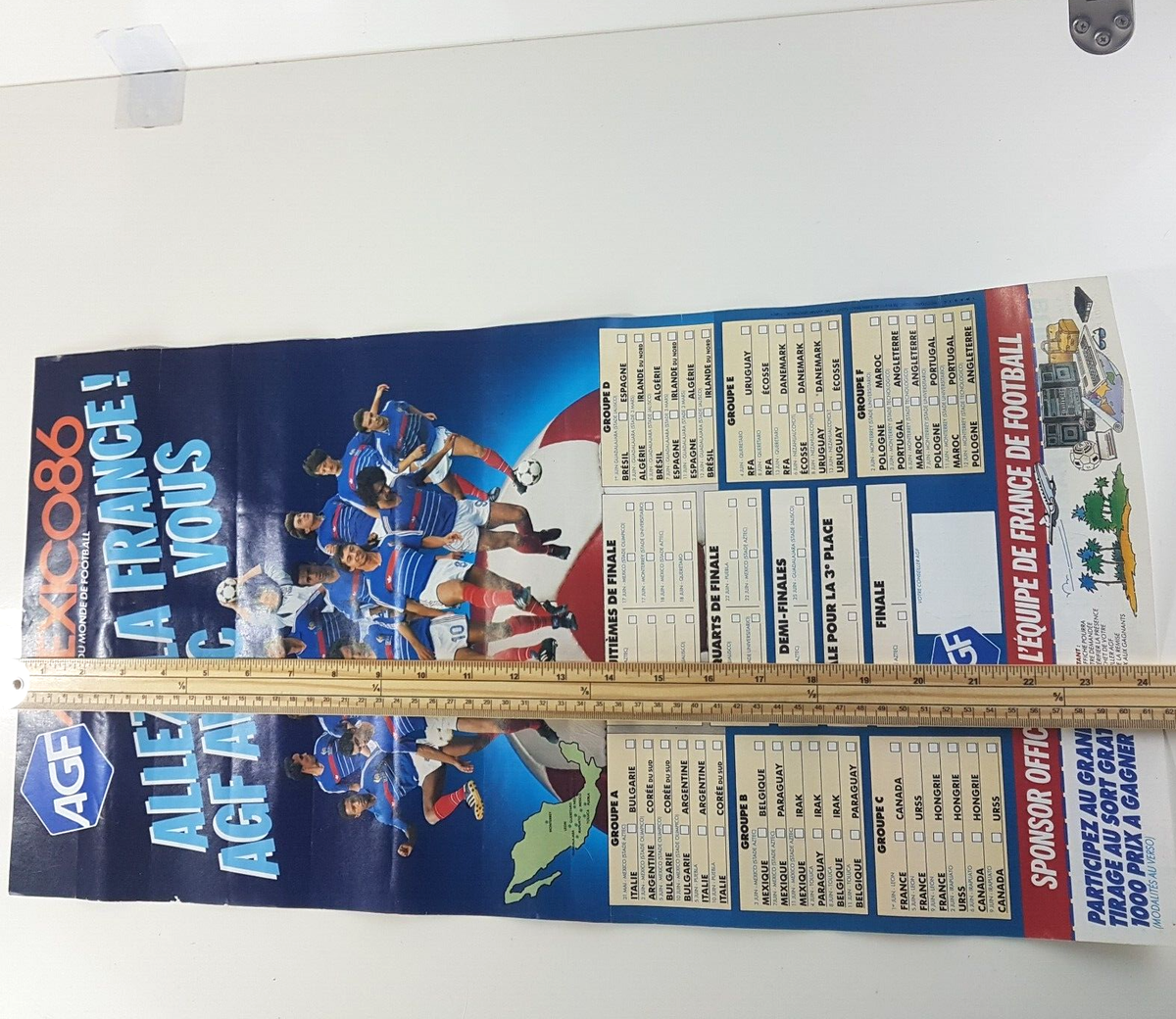 CINE REVUE Spécial - Coupe Du Monde 86 Mexico - Avec Poster France