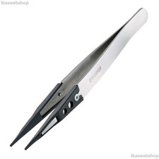HOZAN P-640-S ESD-tip Tweezers, 1.2mm tip  -- Stock in USA/Quick Ship!