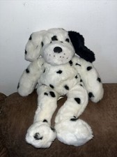 17" VTG Build-A-Bear Dalmatian Stuffed Plush 1997 Dog Puppy Red Collar BABW