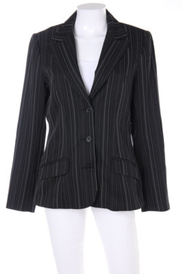 Laura Scott Blazer Stripes 76 = D 38 black-white