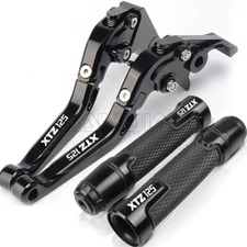 Brake Clutch Lever & Handlebar Grips Set For YAMAHA XTZ125 XTZ 125 2014-2015 