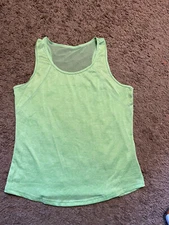 NINE BULL  Stretch Tank Top Racerback  YOGA WORKOUT TANK SIZE L LARGE NWOT