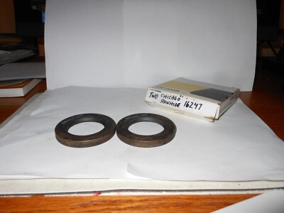 2 (TWO) CHICAGO RAWHIDE 16247  OIL SEALS= $17.98 = $8.99 EACH = FREE SHIPPING