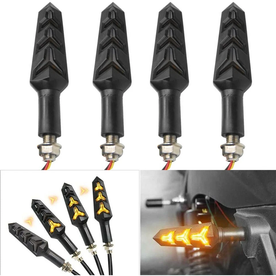 Indicadores de flecha secuenciales LED intermitentes intermitentes Lexmoto Venom 125/Viper 125 Foto 2 de 3