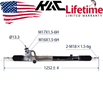 PHILTOP Power Steering Rack & Pinion Replacement For 2000-2006 Toyota Tundra & 2001-2007 Sequoia