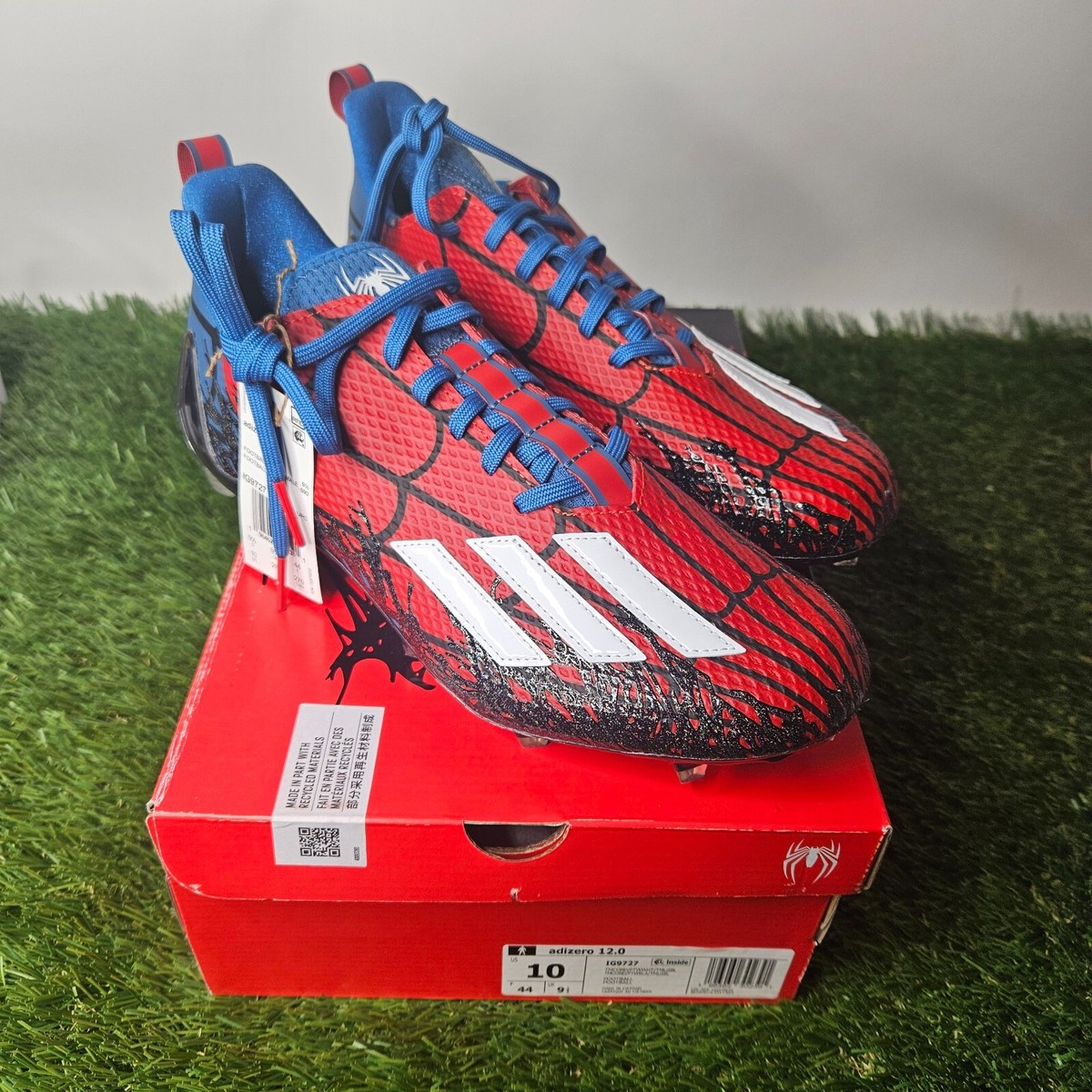 Adidas Adizero Spiderman Football Cleats New Mens Sizes 9-14