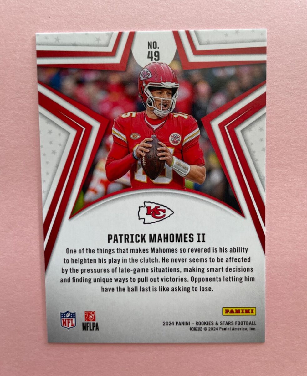 2024 Panini Rookies & Stars Football Patrick Mahomes II #49 2024 Panini Rookies & Stars Football Patrick Mahomes II #49