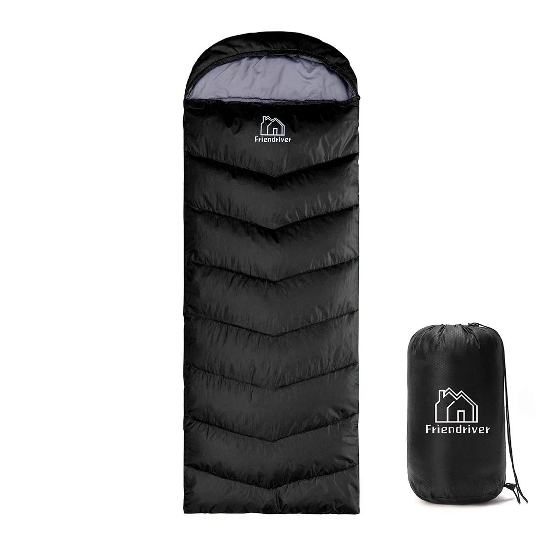 Wide Upgraded Version of Camping Sleeping Bag 4 Seasons Green