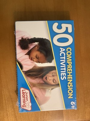 Junior Learning 50 Comprehension Activities Cards 6+ Reading Practice Homeschool