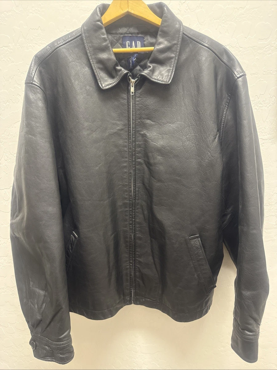 Gap Zip Leather Outer Shell Coats, Jackets & Vests for Men | eBay