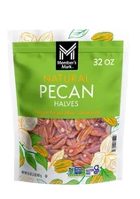 Member's Mark Natural Pecan Halves 2 lbs FRESH!! Fast Shipping