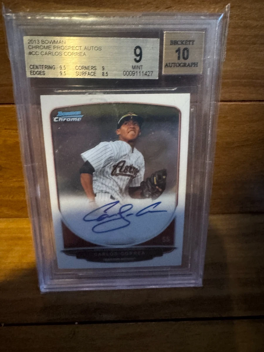 Carlos Correa Autographed Baseball Trading Cards for sale | eBay