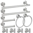 10 PCS Brushed Nickel Bathroom Hardware Towel Bar Set Bathroom Accessories Set