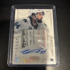 2013-14 panini national treasure rookie patch tag auto /5 nick petrecki 