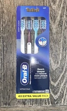 Oral-B CrossAction Pro-Clean Manual Toothbrush 4 PACK, Deep Clean, Soft