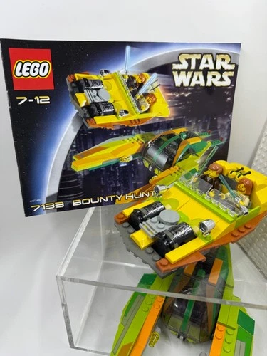LEGO Star Wars: Bounty Hunter Pursuit (7133) W/ Instructions & Minifigs Figures