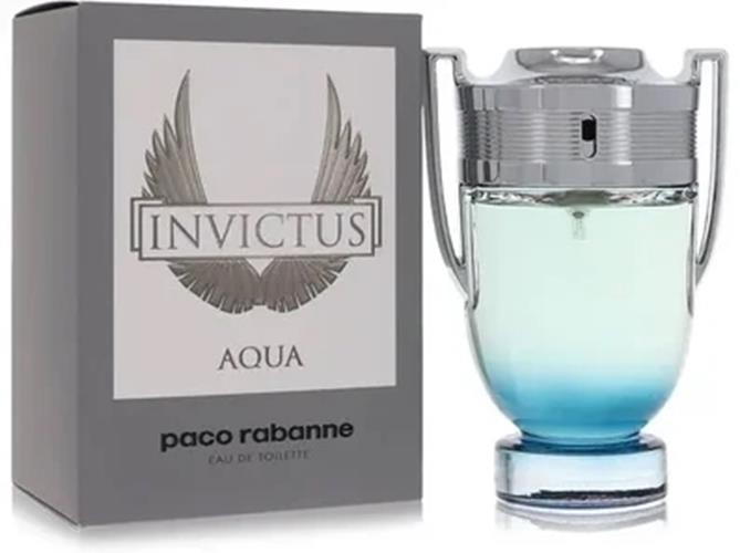 Paco Rabanne Invictus Aqua Eau De Toilette Spray 3.4oz 100ml For