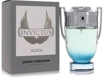 Paco Rabanne Invictus Aqua Eau De Toilette Spray 3.4oz 100ml For Men Fragrance