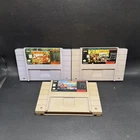 Lot Of 3 Super Nintendo SNES Donkey Kong Country Games 1, 2, And 3 Diddy Dixie