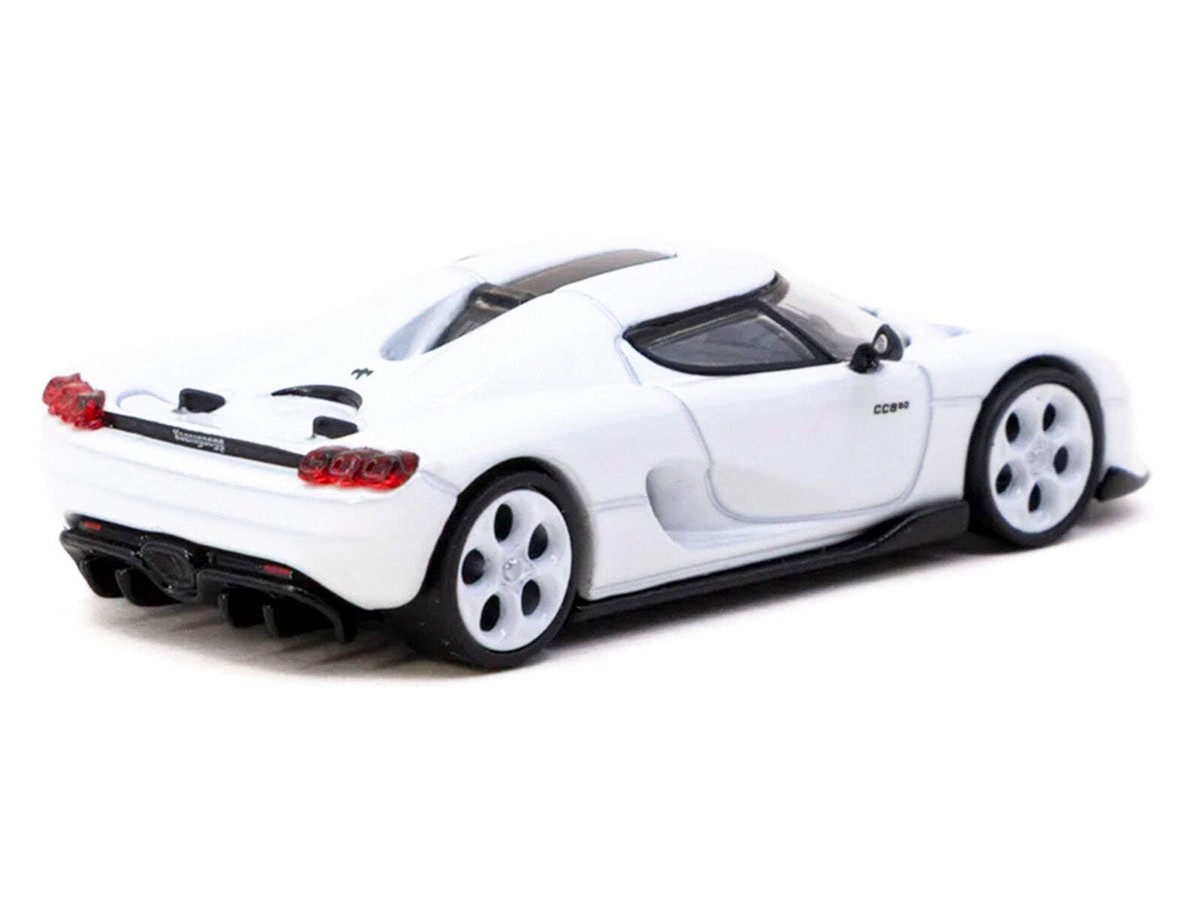 洋楽 CCG Koenigsegg CC850 White with Tarmac Cards 