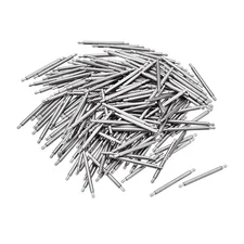 16mm Watch Band Pin 1.3mm Dia Steel Single Flanged End Spring Bar Pins 200pcs
