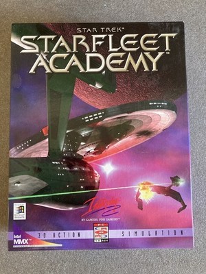 Star Trek Starfleet Academy  IBM PC Spiel  1997 Interplay  Big Box GUT