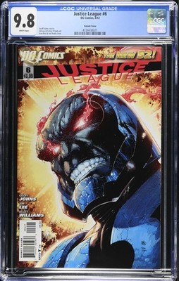 Justice League #6 Variant Cover CGC 9.8 HIGH GRADE DC Comic KEY Darkseid New 52