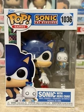Funko Pop! Sonic the Hedgehog #1036 Sonic with Hero Chao w/Box Protector