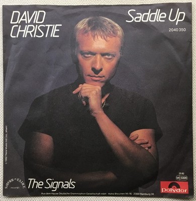 Polydor Vinyl Single David Christie Saddle Up & The Signals Disco Electronic Hit
