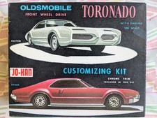 L K RARE ORIGINAL VINTAGE JO-HAN OLDSMOBILE TORONADO KIT COMPLETE SUPER NICE